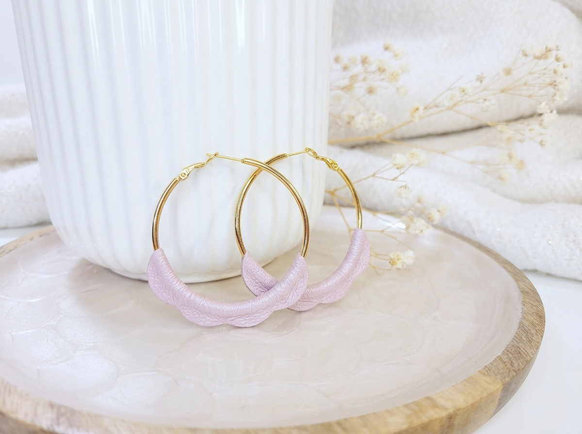 Créoles Cherry Blossom 5 doré